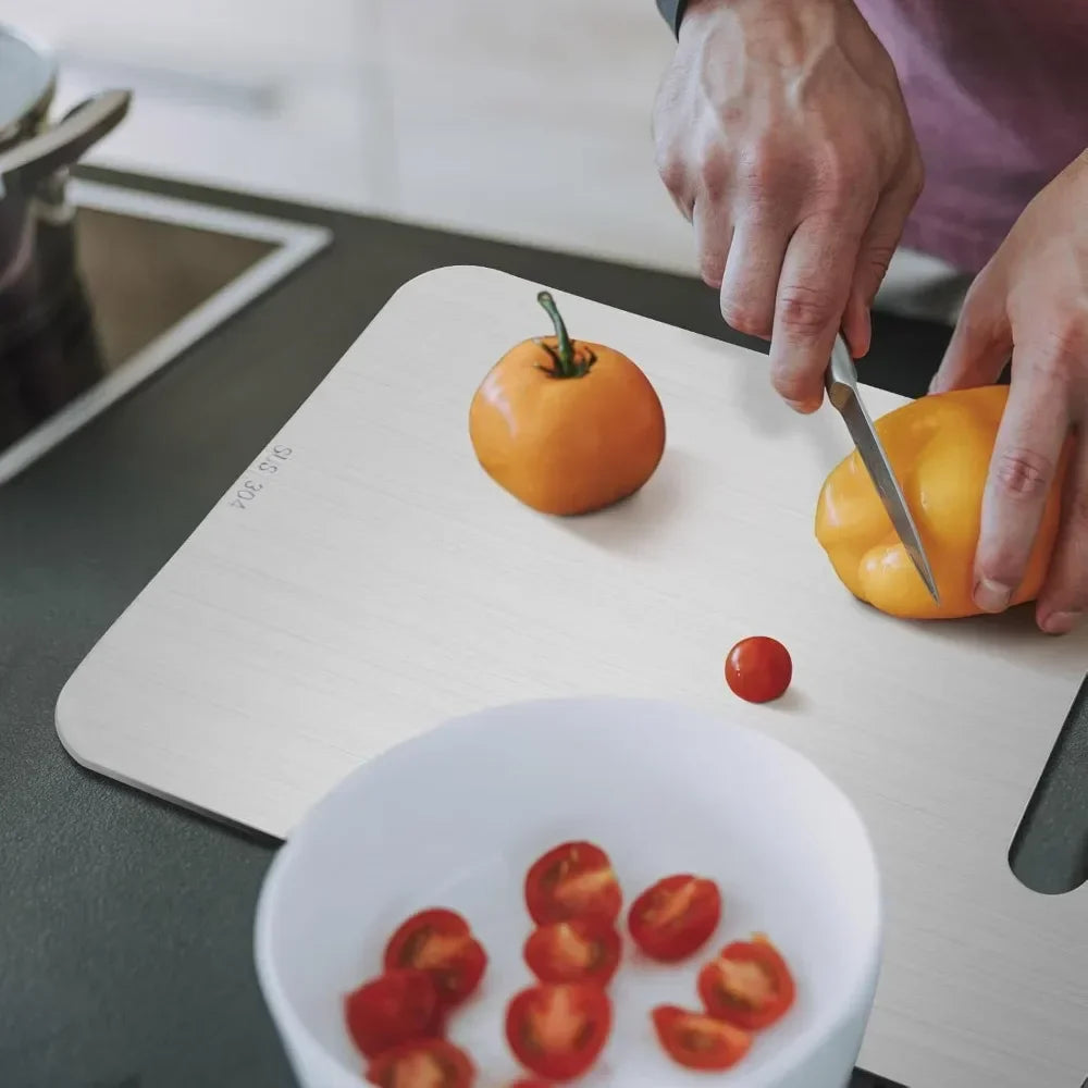 Stainless Steel Cutting Board without Holder 304 Stainless Steel Dishwasher Safe Chopping Boards