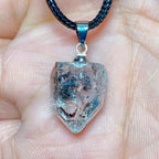 Natural Crystal Herkimer Diamond Pendant Hang Stone Gemstones Mineral Energy Reiki Home Decorations Gift Ore Crystals