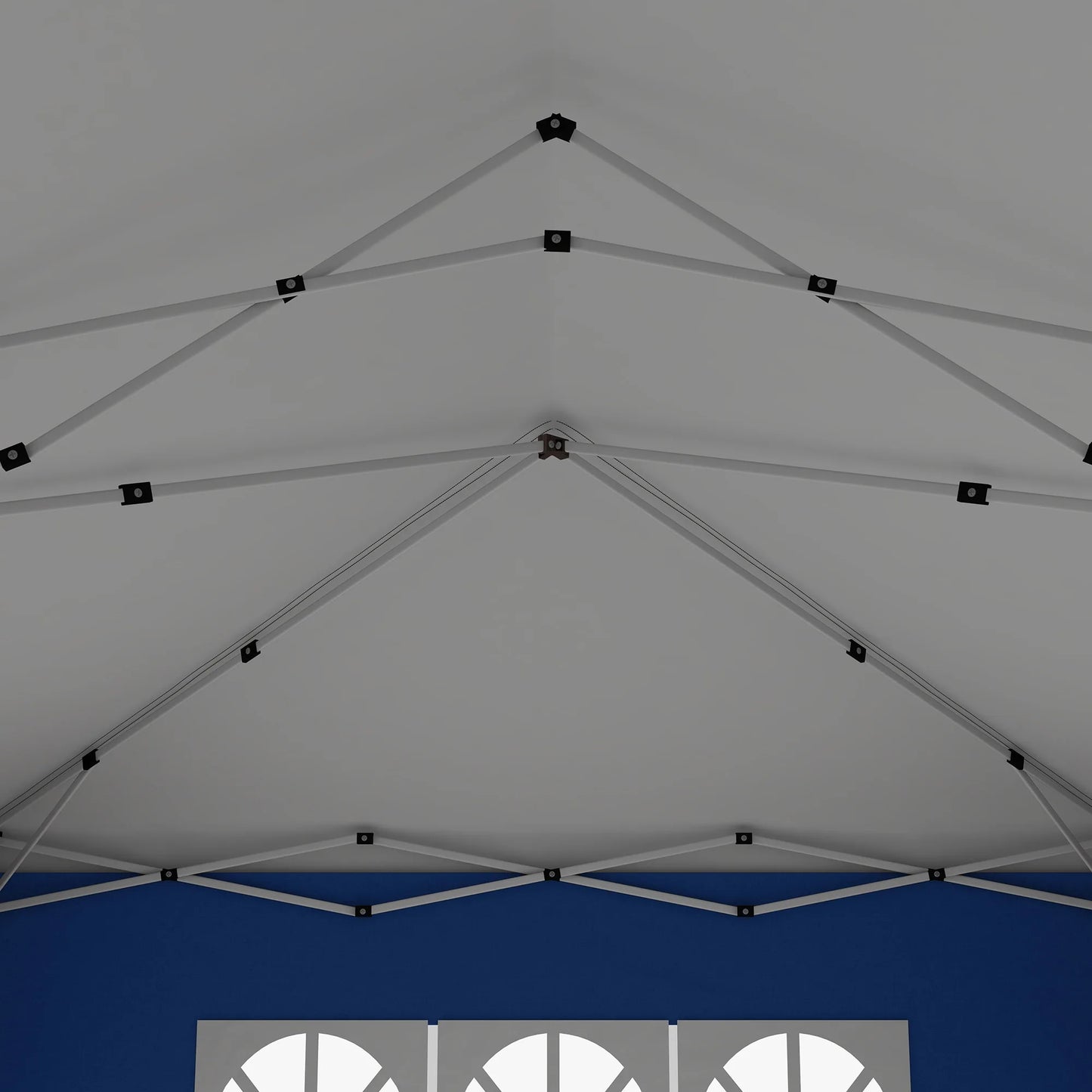 Outsunny 3 x 6 m Pop Up Gazebo with Sides and Windows, Height Wedding Camping Party Tent Canopy Marquee with Storage Bag