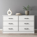 Ardent 6 Drawer Dresser, White