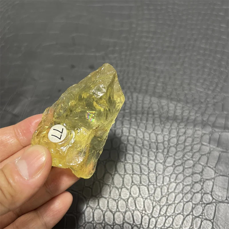 Natural Topaz Crystal Rough Raw Stone Rock Specimen Brazil