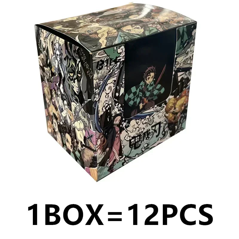 Douqu Original Demon Slayer English Version Trading Card Full Series Anime Collection Card Board Game Children's Toys Gift