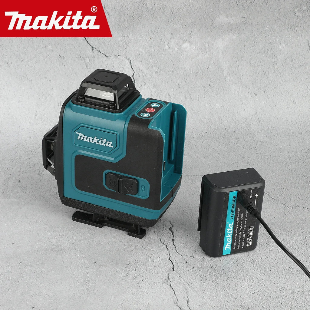 Makita 16-Line Laser Level Green Line Self-Leveling High-precision Portable 360 Vertical Cross Super Powerful Green Beam