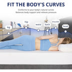 Mattress 8 Inch Green Tea Memory Foam Mattress for Cool Sleep & Pressure Relief, Fiberglass Free, Bed in a Box