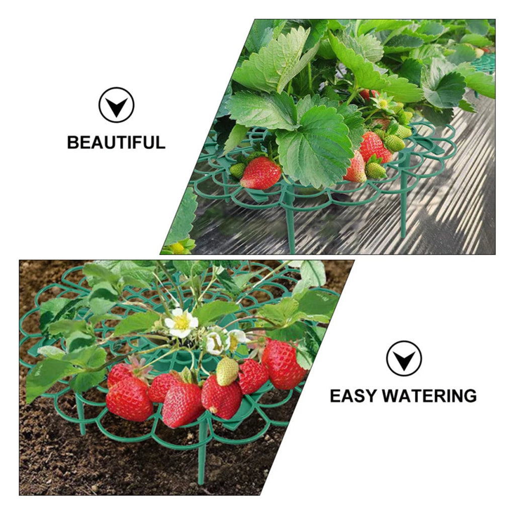 10Pcs Strawberry Supports Strawberry Frame Holder Balcony Planting Rack Plant Flower Stand for Home Garden Decor Supplies