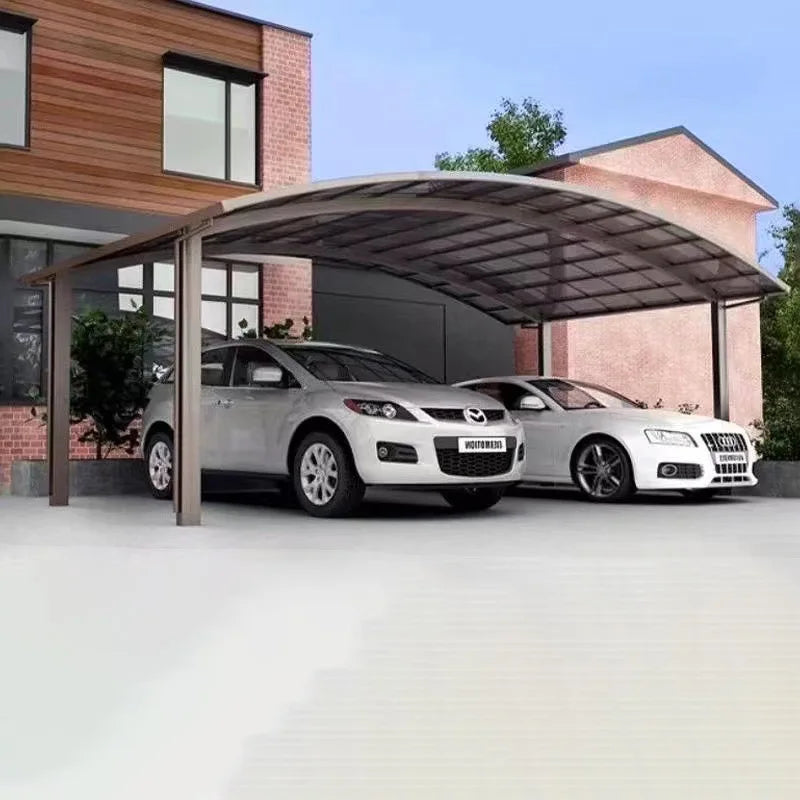 Outdoor Parking Garden VillaShelter Canopy Tent Car Carport Metal Garage  Exterior Sunshade For Aluminium Alloy Cars Shed