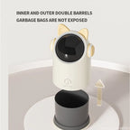 Intelligent Sensor Desktop Waste Bin for Home Office Children Bathroom Mini Small Size Bucket  Anti Pinching Light Waste Bin