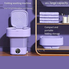 11L Blue light Portable Washing Machine Underwear with Dryer Bucket So