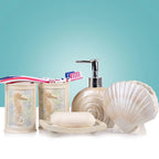 Resin Bathroom Set, Multi Models, Optional, Set of 5 Pieces, Toiletries Kit, Bathroom Accessories