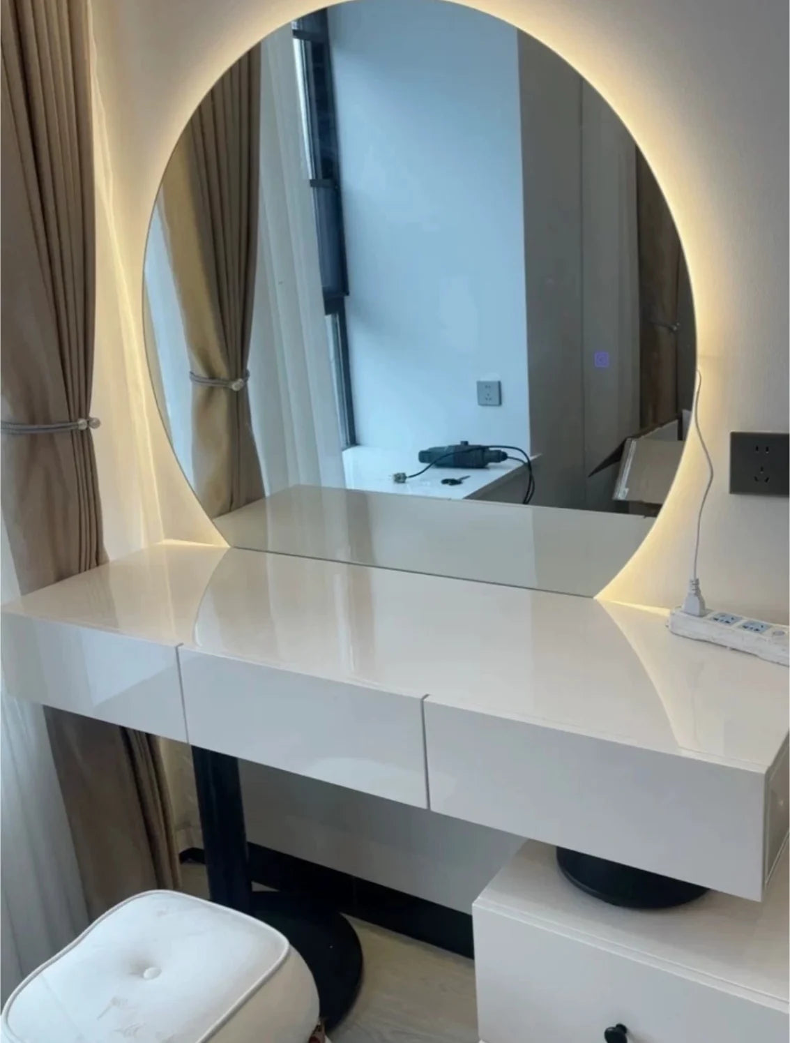 Minimalist Dresser Customized Bed Stand Simple Designed Dressing Table Makeup Vanities Bedroom Furniture