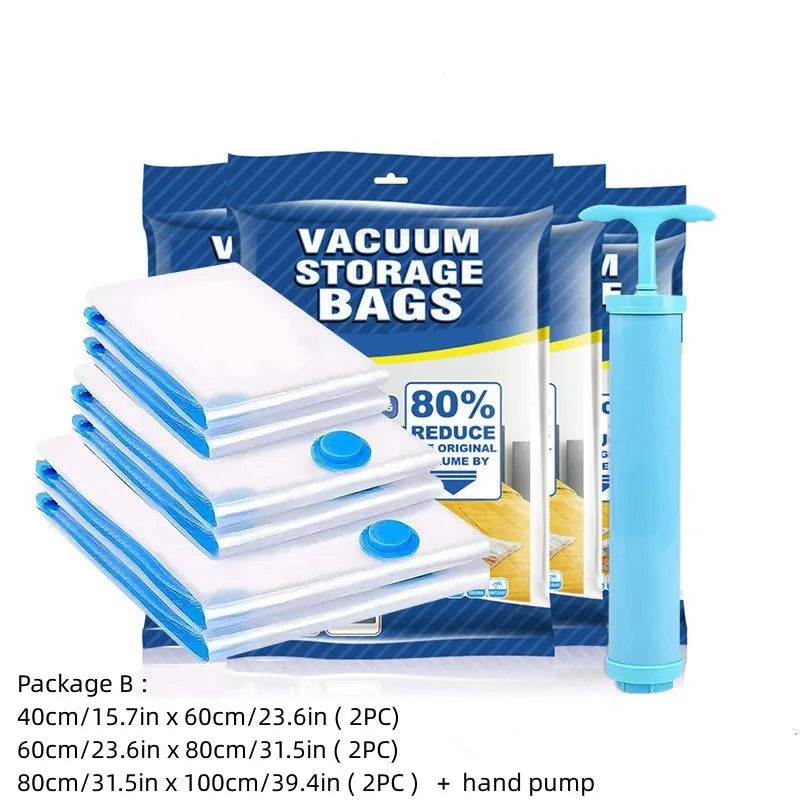 Vacuum compression bag electric pump suction pump Mini Vacuum Sealer Machine Space Saver for Clothes Food Organizer
