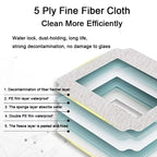 Window Cleaning Robot Mop High Quality Wipes Cloth Square Clean Wipes Purerobo W-V1S Component Window Cleaner Robot Accessories