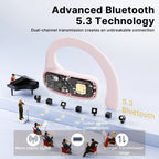 AI Language Translating Earbuds with 144 Languages Real Time Translator Earphone OWS Headphone Ear Buds for Business