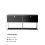 Module Modular DIY Furniture Sideboard Customized Size  Cabinet Stainless Steel Tv Stand Living Room