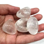 Natural Polishing White Rolling Crystal Stone  Gravel Rock Quartz Raw Gemstone Mineral Specimen Decoration Energy Stone