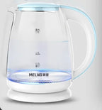 High Borosilicate Glass Kettle transparent blue light boiling water household kettle automatically power off prevent dry burn