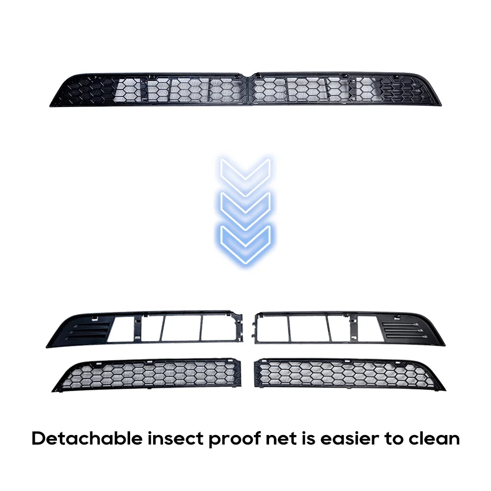 Tesla New Model Y 2025 (Juniper) Lower Bumper Anti-Insect Net | Dust Proof Inner Vent Grille Cover