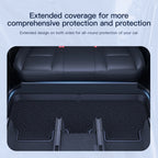 YZ For Tesla Model Y/3 Juniper 2021-2025 Rear Seat Lower Anti-kick Pad Protective Mat Electric Vehicle Protective Accessories