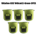5/10Gallon Felt Plant Grow Bags Nonwoven Fabric Garden Potato Pot Greenhouse Vegetable Growing Bags Moisturizing Vertical Tools