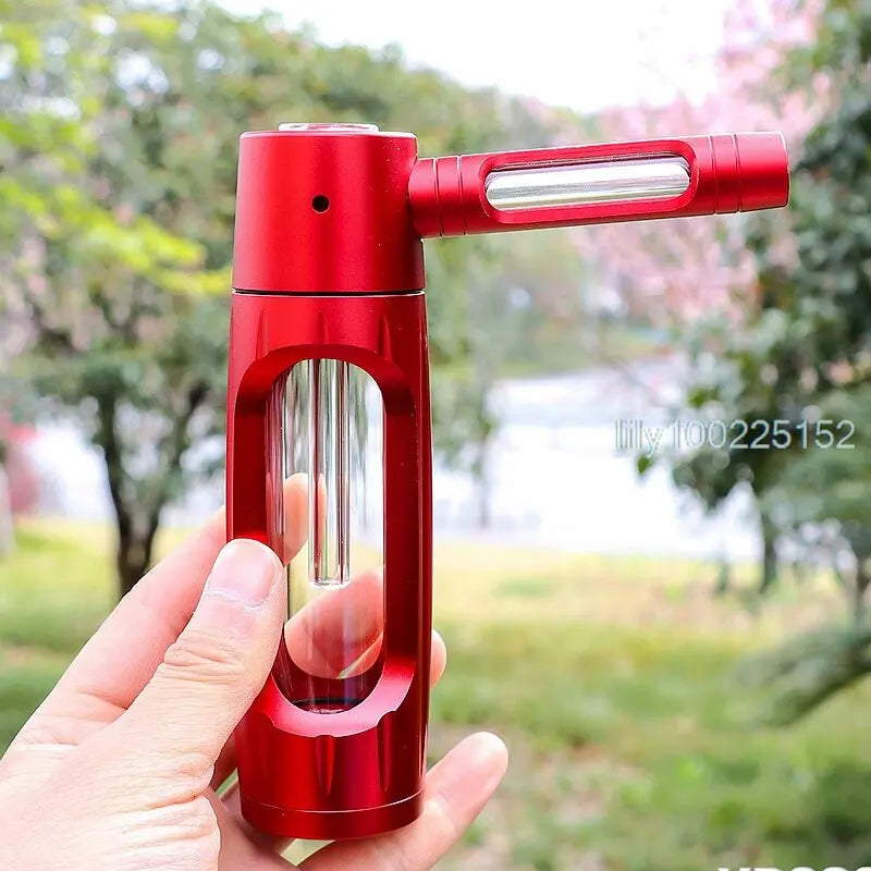 Metal Portable Hookah Pipe - Mini Water Filter Shisha for Tobacco Smoking, Healthier Design with Travel Case (Ideal Gift) hookah