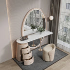 Hairstyles Dressing Makeup Vanities Table Mirror Chair European Coffee Modern Dressing Makeup Nail Wood Penteadeira Furniture