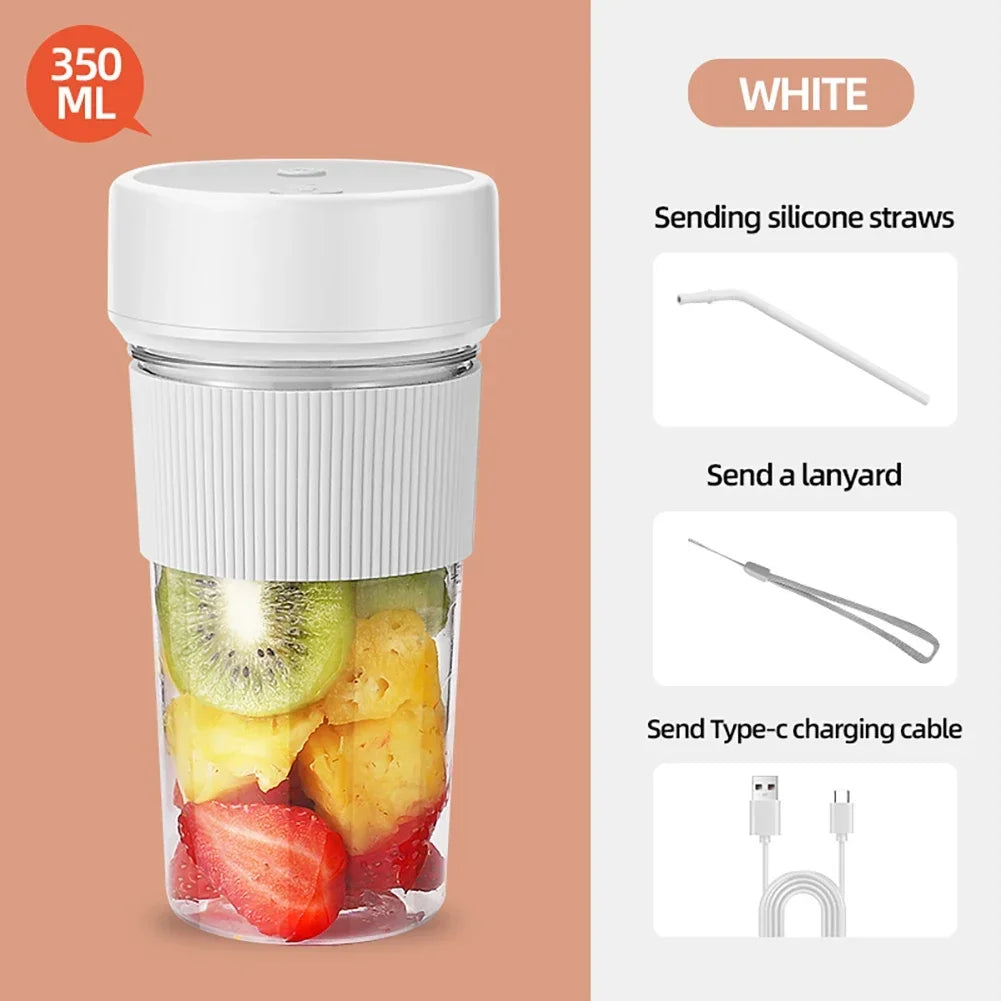 2025 800ML High-capacity Electric Blenders 6/12 Blades 1200mah Juice Maker Blender Cup Smoothies/Ice Fruits/Nuts Blender Bottle