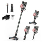 Homeika Cordless Vacuum Cleaner,28KPA 55mins Powerful Suction 8-in-1 LED Display,One-Click Dust Emptying for Pet Hair/Allergies