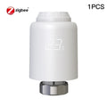 MOES TRV Tuya ZigBee Thermostatic Radiator Valve SmartLife Wireless Remote Heating Temperature Controller Alexa Voice Control