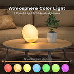 Wake Up Light Alarm Clock Sunrise/Sunset Simulation Digital Clock with Night Light FM Radio Desk Clocks Niditon