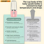 HOMEFISH 2PCS Juice Extractor Juice Cup Portable Rechargeable Small Juice Cup Home and Outdoor Multifunctional Juice Mixing