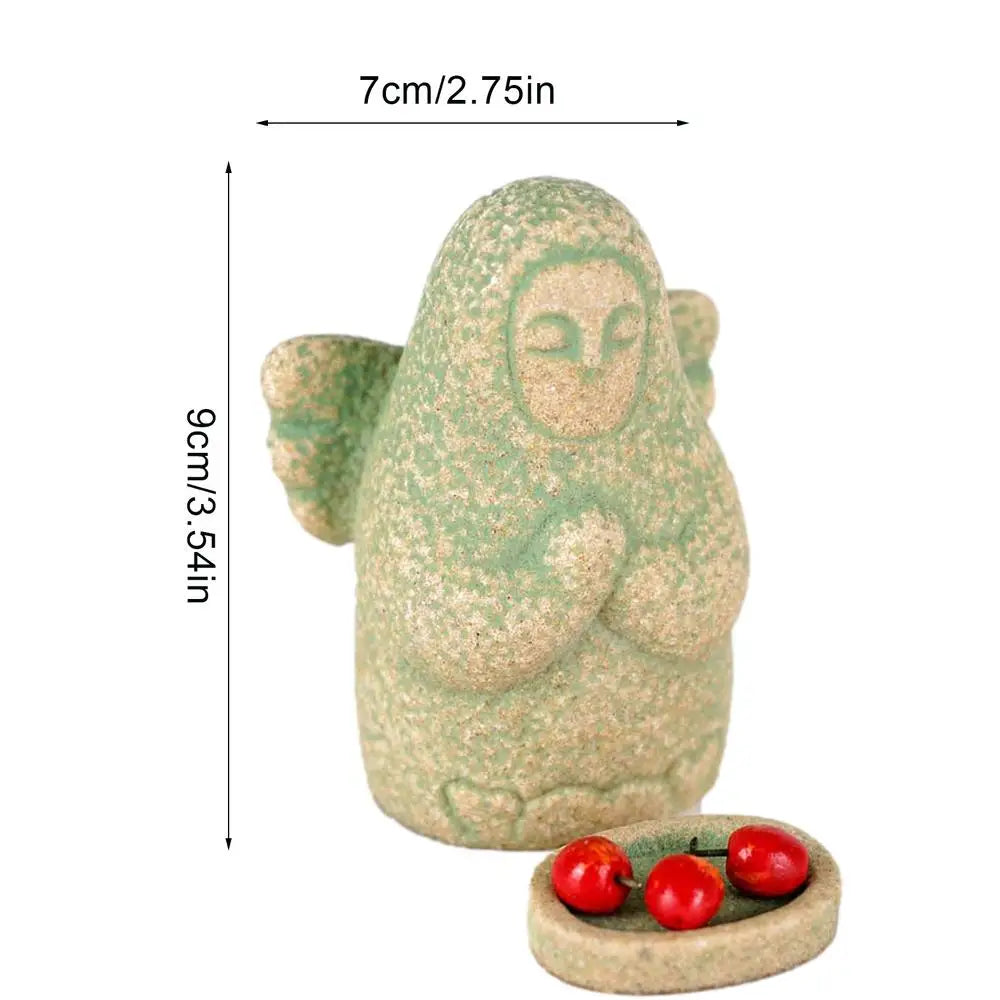 Praying Angel Statue, Goddess Hylia Statue, Resin Statue Fish Tank Decoration, Desk Decoration, Game Room Decoration