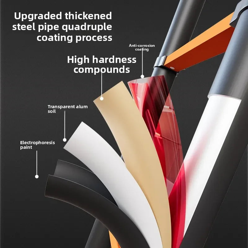 Thickened carbon steel telescopic ladder Multifunctional herringbone ladder Bamboo ladder Lifting  folding engineering staircase