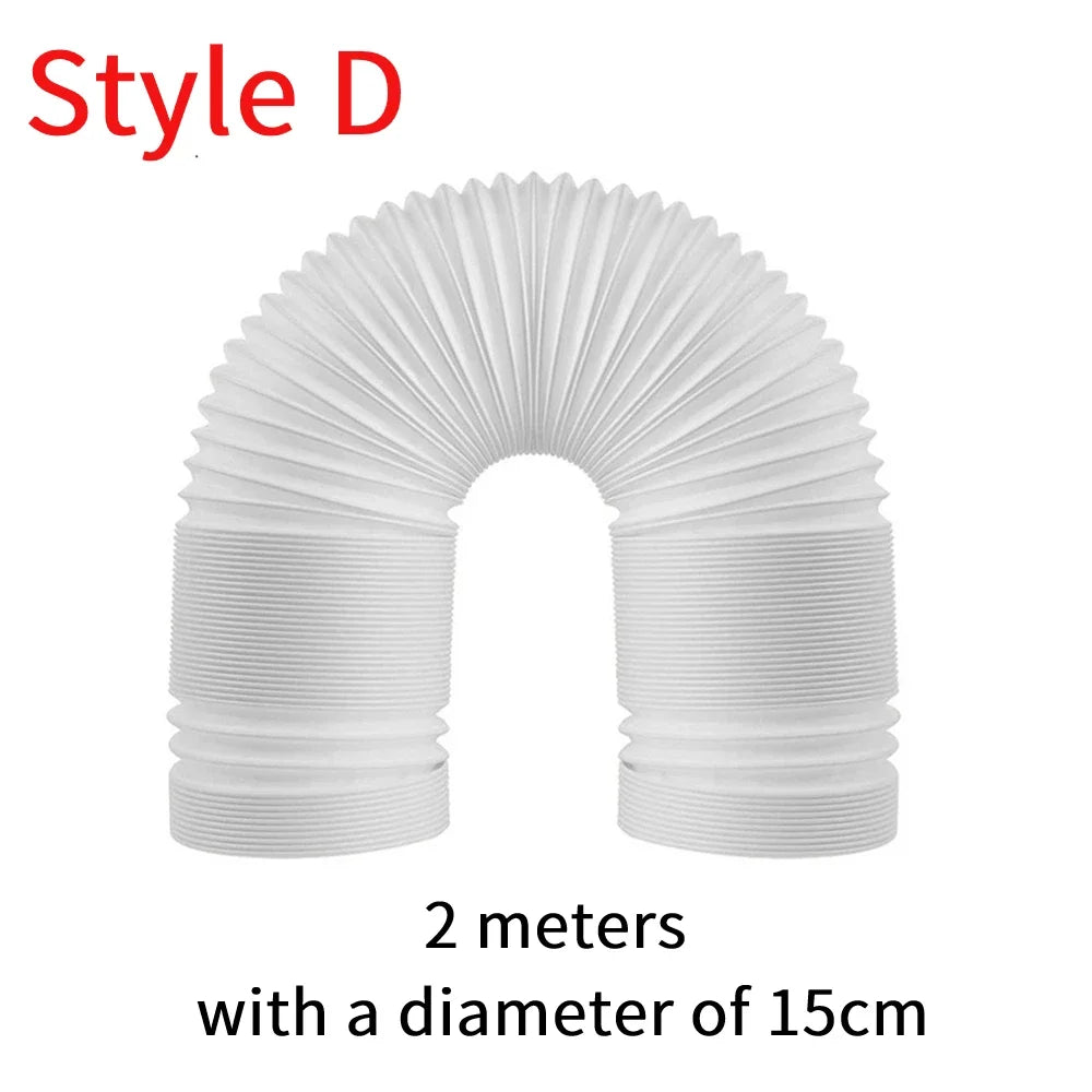 Air Conditioner Exhaust Hose Vent Kit Mobile Air Conditioning Parts Window Kit Slide Plate Tube Connector Wind Shield Adaptor