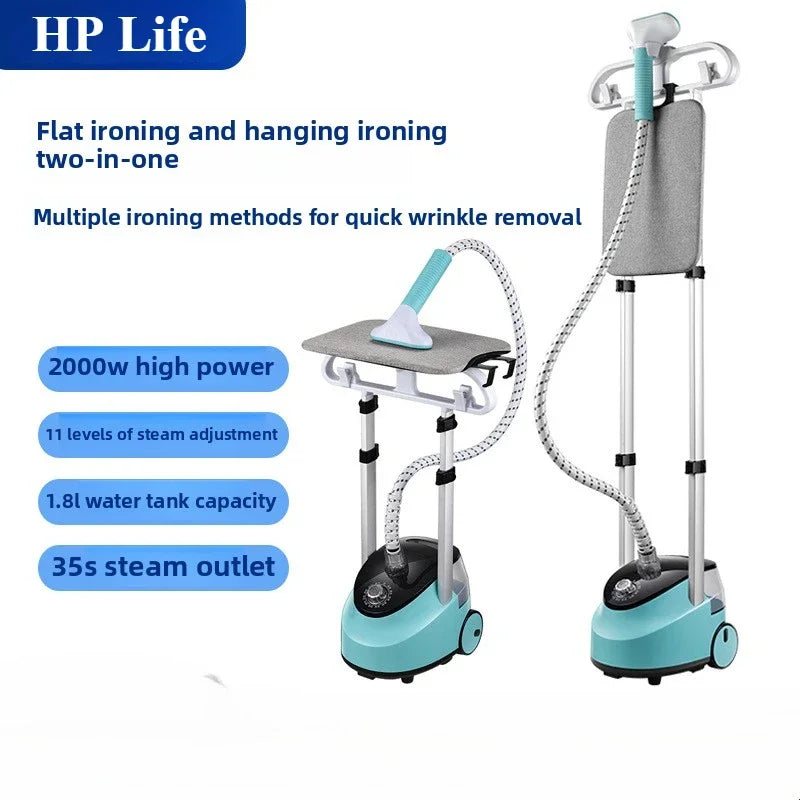 EU Handheld Double Rod Home Garment Steamer Equipment Standing Steam I