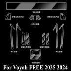 For Voyah FREE 2025 2024 Car Interior Film Transparent TPU Gear Panel GPS Navigation Center Console PPF Protection Accessories