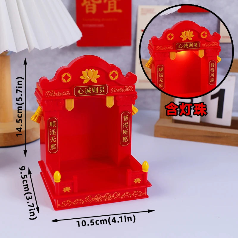 Chinese mini Fairy Ornaments Guanyin Desktop God of Wealth Mascot Crafts Buddha Shrine Entrance Decoration Car Ornaments