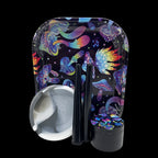 5Pcs/Set 50MM 4 Layer Zinc Alloy Grinder 18X14CM Metal Rolling Tray Tobacco Storage Tube Silicone Ashtray Cigarette Smoking Kit