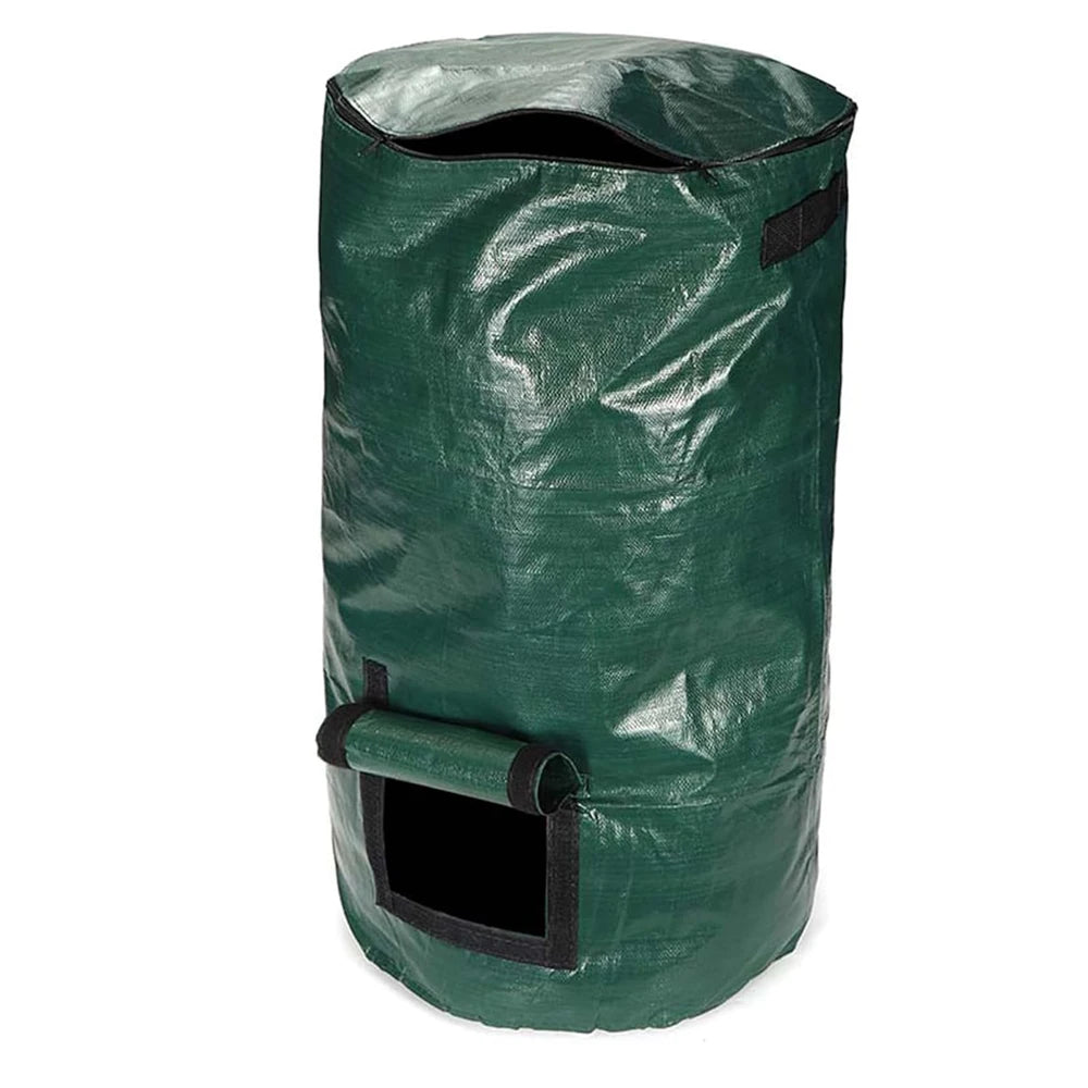 1/2Pack Compost Bin Bags Reusable Yard Waste Bags Lawn Bags Heavy Duty Garden Bag Composting Bags Garbage Can Outdoor Container