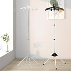 160cm Adjustable Clothes Steamer Rack Telescopic Garment Steamer Racks Foldable Standing Garment Hangers for Steaming Clothes