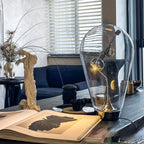 2024 Retro Industrial Style Light Luxury Living Room  Study Bedroom Bedside Touch Magnet Glass Creative Decorative Desk Lamp