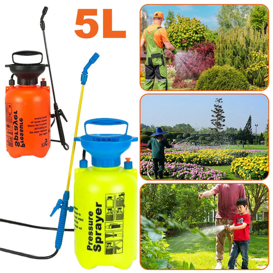 5L Garden Pressure Sprayer with Adjustable Strap for Efficient Plant C