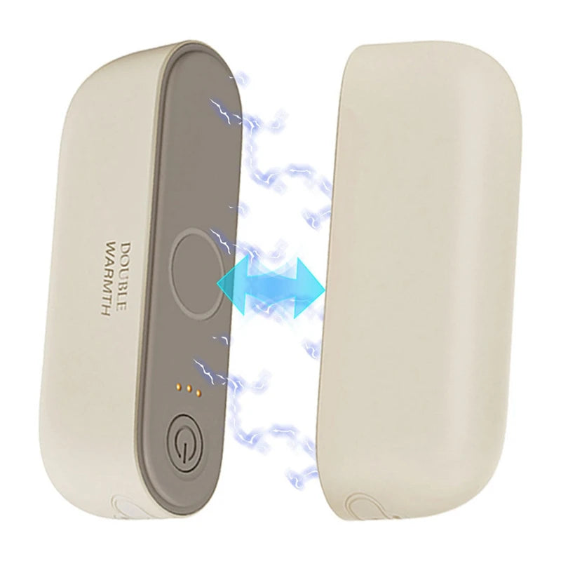 2 In 1 Magnetic Hand Warmer Mini Hand Warmer Heater Setting Split Pocket Heater Portable Hand Heater For Indoor Outdoor