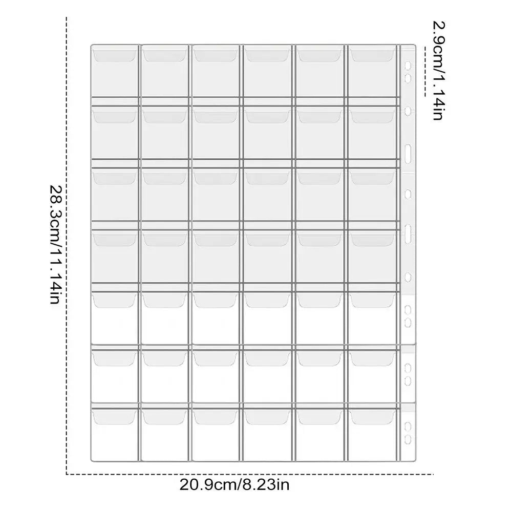 Portable Coin Collection Set 200 Coins 30 Paper Money Panels PVC Transparent Philatelic Book Album With Zipper Protection