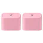 1L Car Interior Storage Case Trash Garbage Box Door Bin Push Can Mini Tray Dustbin Seat Clip Stand Holder Automotive Accessories