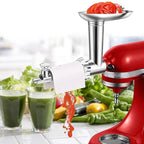 Tomato Juicer Vegetable Strainer  Grinder Sausage Stuffer Ketchup Attachment Compatible for Stand Mixer Kitchen Tool