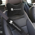 Car Seat Head Neck Rest Cushion Headrest Pillow Pad For Peugeot 408 4008 308 3008 Rifter 5008 508 2008 208 301 RCZ 407 Accessory