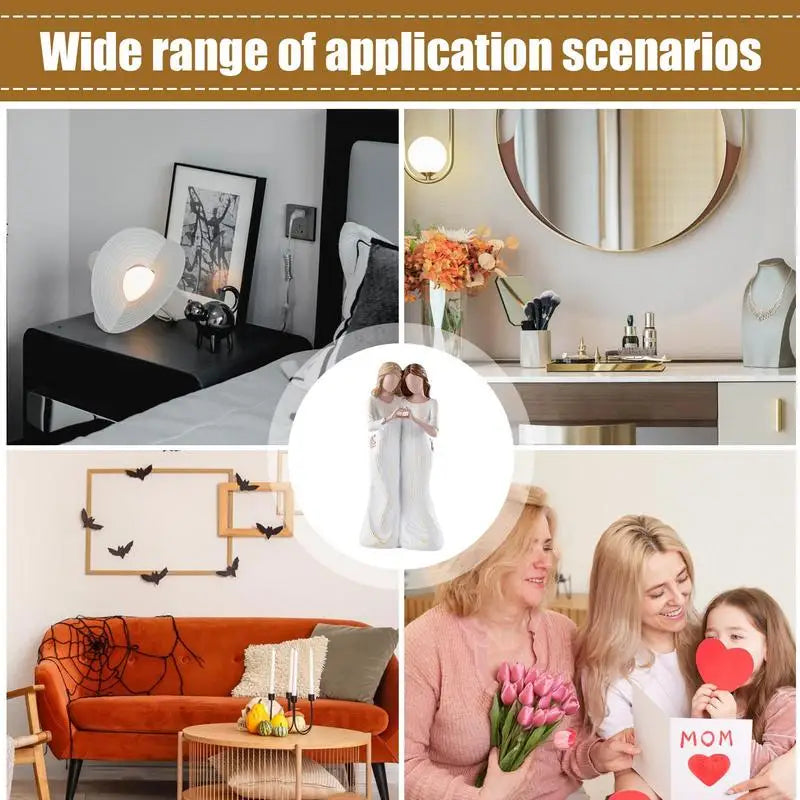 Standing Mother Hugging Daughter Statue Meaningful Family Moments Desktop Ornaments Memorial Gifts Daughter Gift from Mom