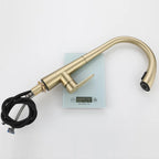 Kitchen Mixer Faucet Stainless Steel Material White ,Black ,Gun Grey ,Brushed Grey And Golden Color Hose 60cm Pull Out