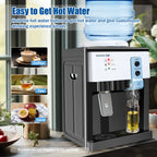 5 Gallon Top Loading Water Cooler Dispenser Freestanding Countertop Hot & Cold Water Dispenser for Home Office Dorm