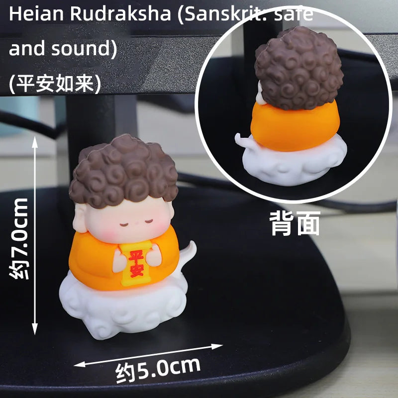 Chinese mini Fairy Ornaments Guanyin Desktop God of Wealth Mascot Crafts Buddha Shrine Entrance Decoration Car Ornaments